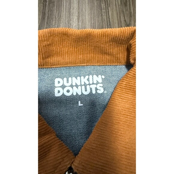 Dunkin’ Donuts Denim 90’s Jacket Unisex Sz Large SOLD OUT - SUPERBOWL PROMO - Picture 4 of 12